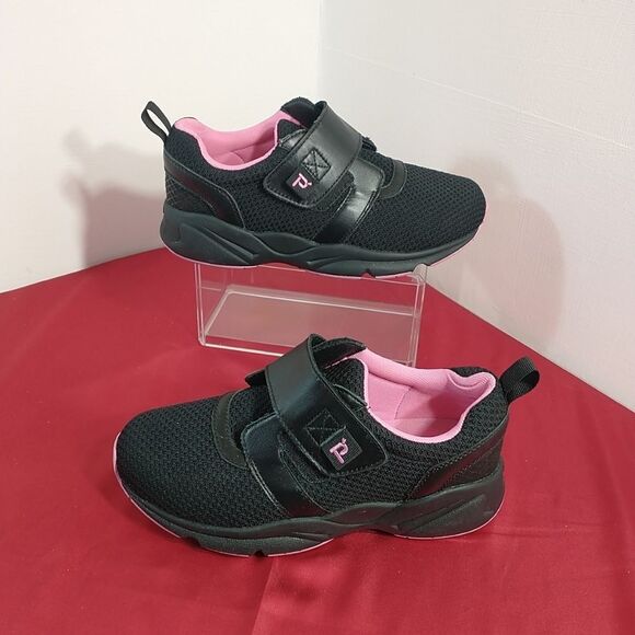 Propet Stability Shoes Women 9.5EE Black Pink X Strap Active Orthopedic Walk. - Picture 2 of 8